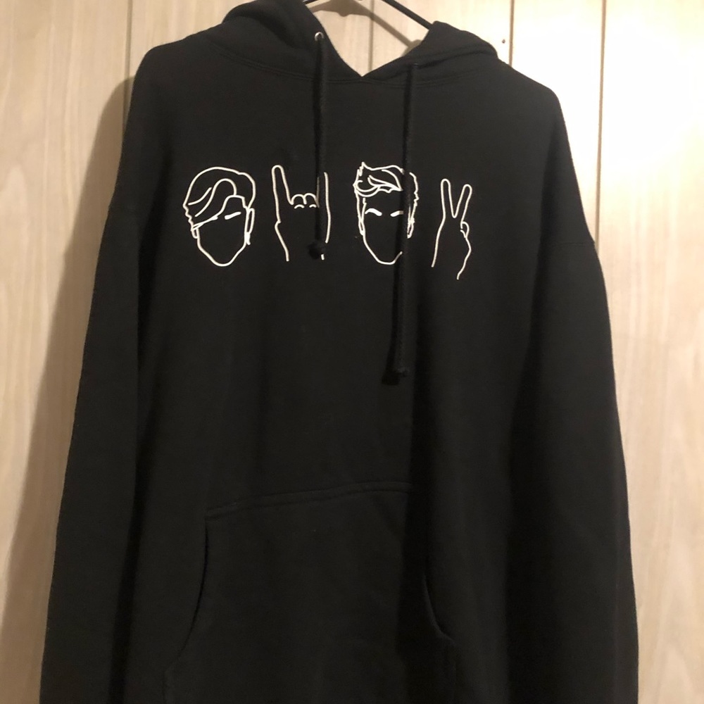 black dolan twins hoodie